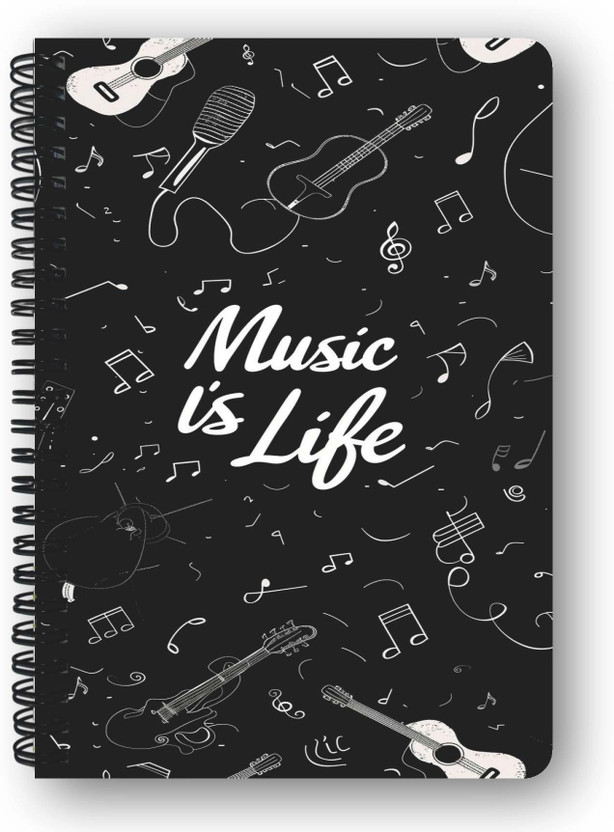 LIFE FIT Diary A5 Notebook Unruled 144 Pages(Mulitcolour)
