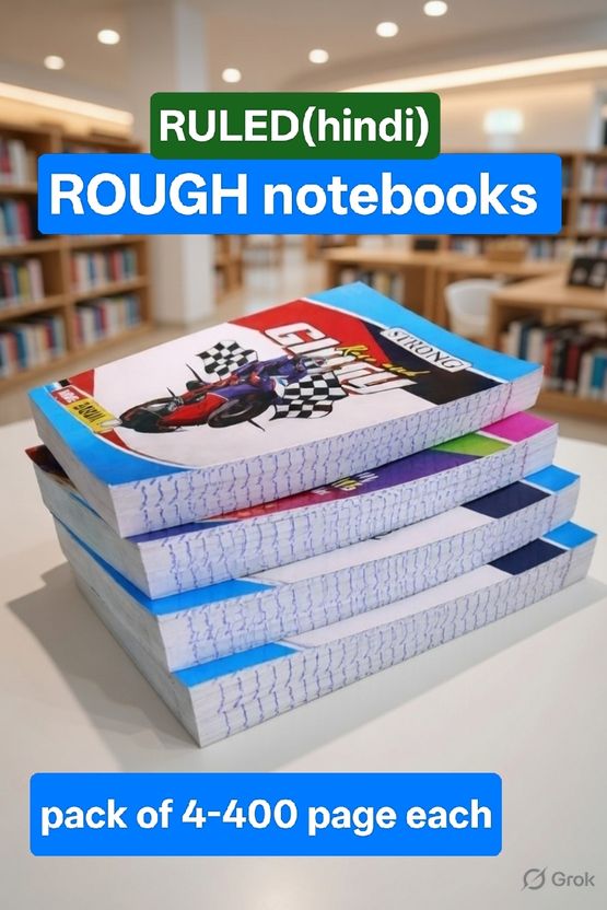 City King ECONOMY A4 Notebook Ruled 1591 Pages (Multicolor, Pack ...more - Image 5
