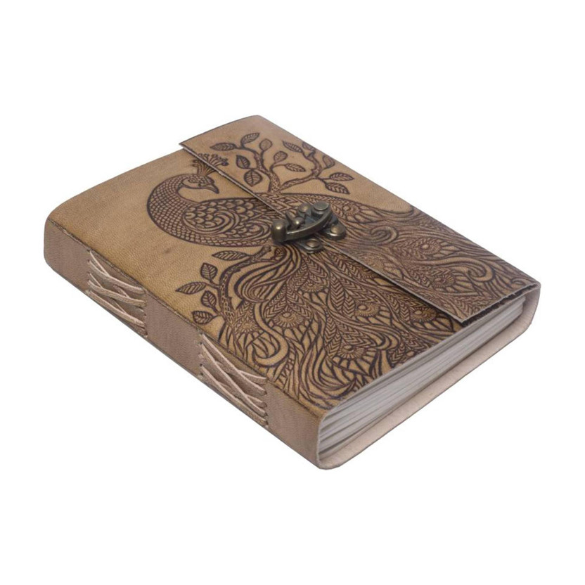 DI-KRAFT DI-KRAFT Handmade Leather Dairy A5 Diary Unruled 200 Pages(Brown) - Flipkart Deal