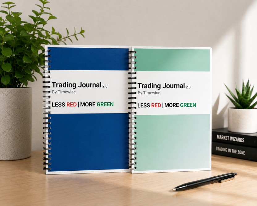 TimeWise TimeWise Combo Stock Market Trading Journal 2.0 A5 Notebook Unruled 140 Pages(Blue & Green, Pack of 2) - Flipkart Deal