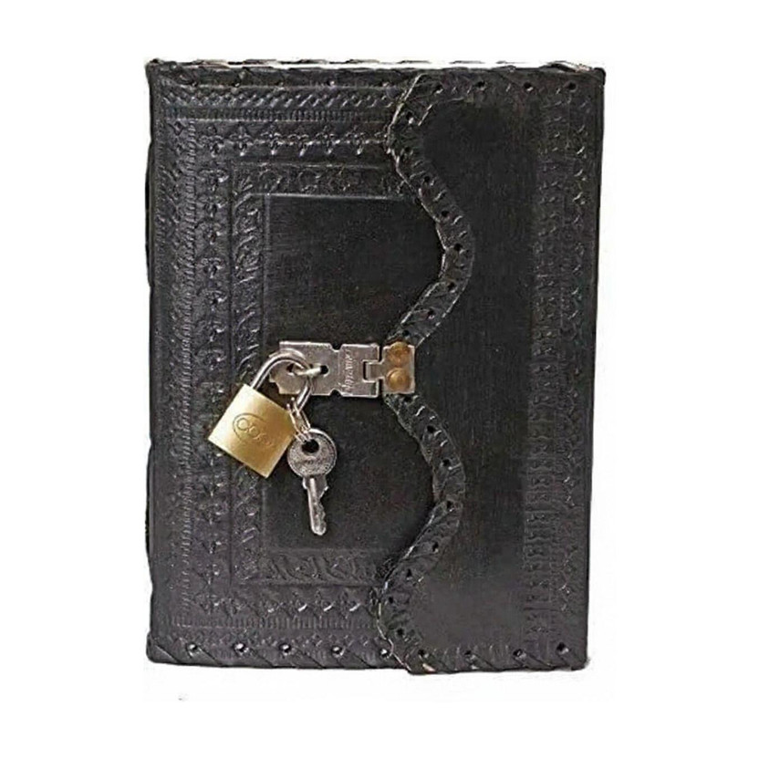 RAJASTHANI HAAT AND CRAFT handcrafted Regular Diary unruled 240 Pages(Black)