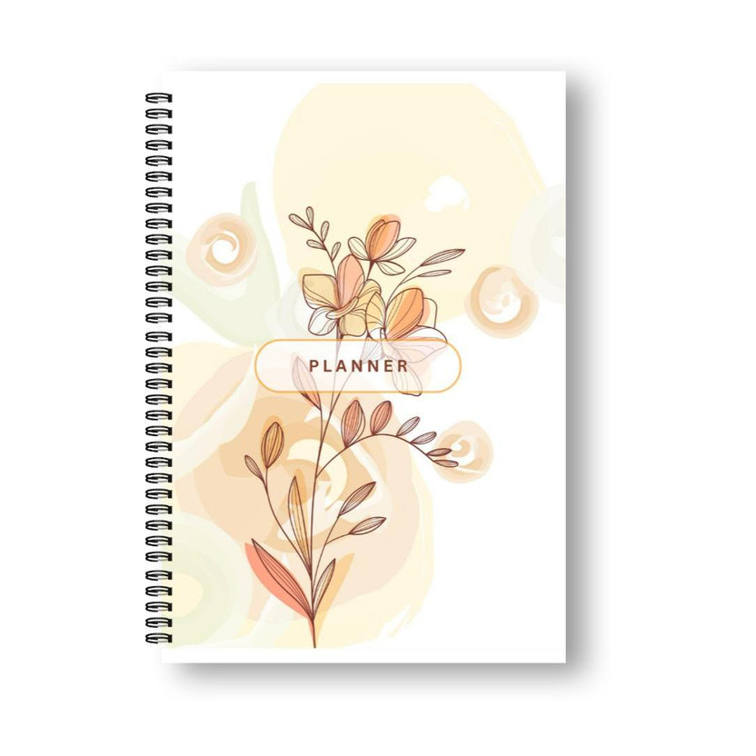 SKILLSET Undated Planner 192 Pages | To Do List Academic Work Organizer A5 Planner 192 192 Pages(Vibrant Yellow)