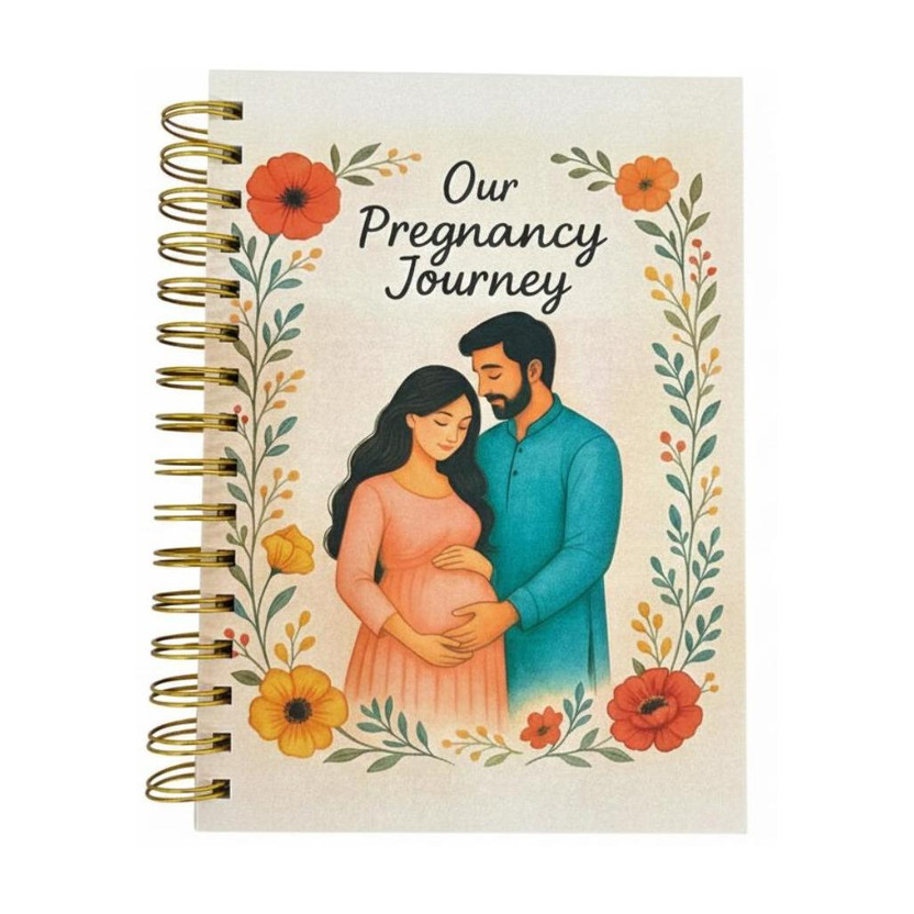 Bop Bop Canvases Pregnancy Diary A5 Journal Printed 120 Pages(Multicolor) - Flipkart Deal