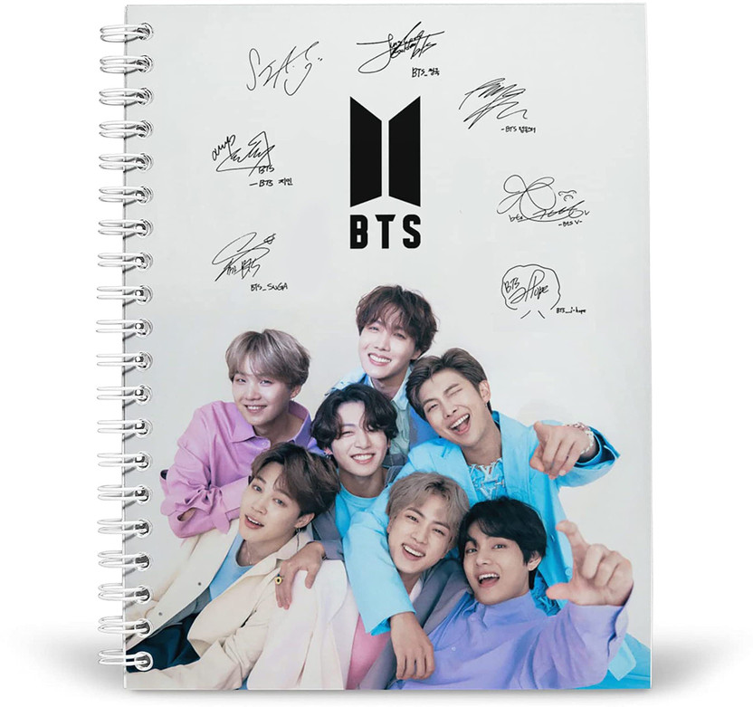 ShivaArts BTS A5 Diary 160 Pages(Multicolor)