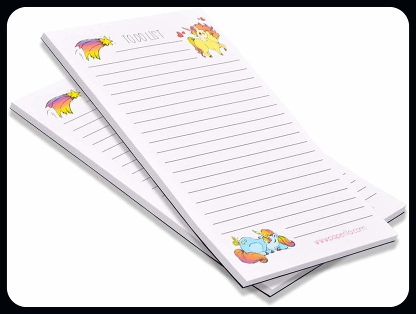 COI Designer Notebook Professional Notepad | Pocket Pads for office , school Pocket-size Writing Pad Ruled 50 Pages(White, Pack of 2)