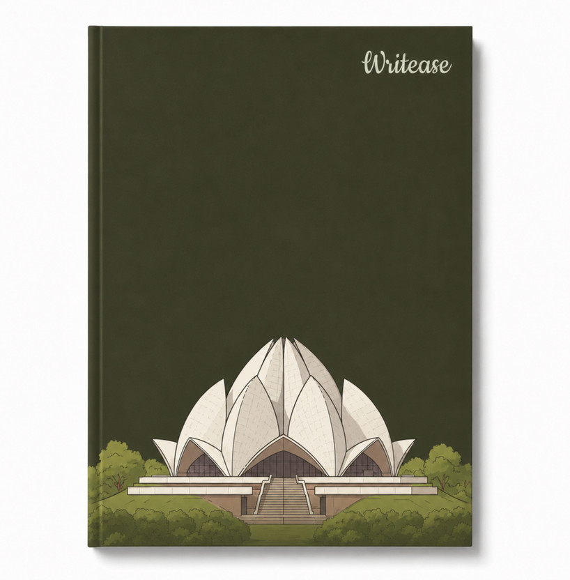 Writease Classic A4 Notebook Single line 136 Pages(Green)