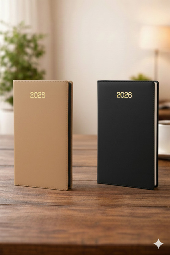 CuckooDiaries 2026Personal Sunday Separate Diary Datewise Page Soft Cover with Currency Pocket Pocket-size Diary Singal Rule 384 Pages(Multicolor, Pack of 2)