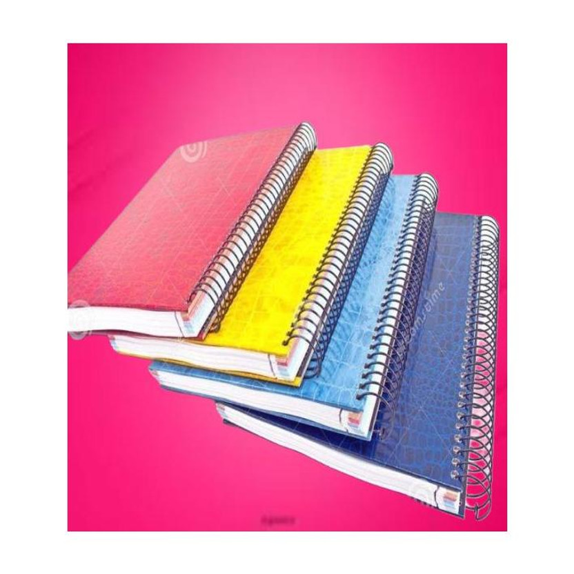 UNIQPAL NOTEBOOK A4 Notebook RULED / Line 200 Pages(Multicolor, Pack of 4)