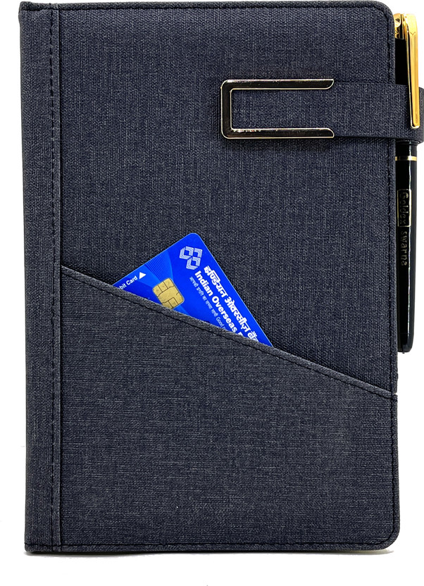 Schmick Diary for Men Women A5 Journal Ruled 192 Pages(Black)