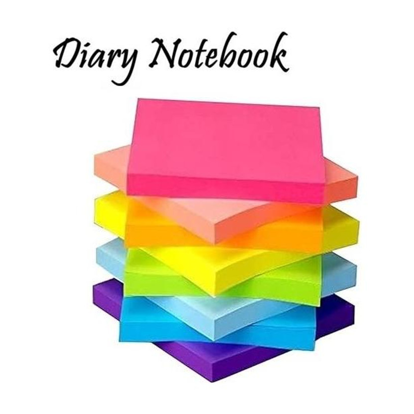 Eclet 400 Sheets Fluorescent Self-Adhesive Memo Pads – Multicolor Sticky Notes, Assorted Memo Pad Bookmarks & Point-It Marker Stickers 400 Pages(Multicolor, Pack of 5)