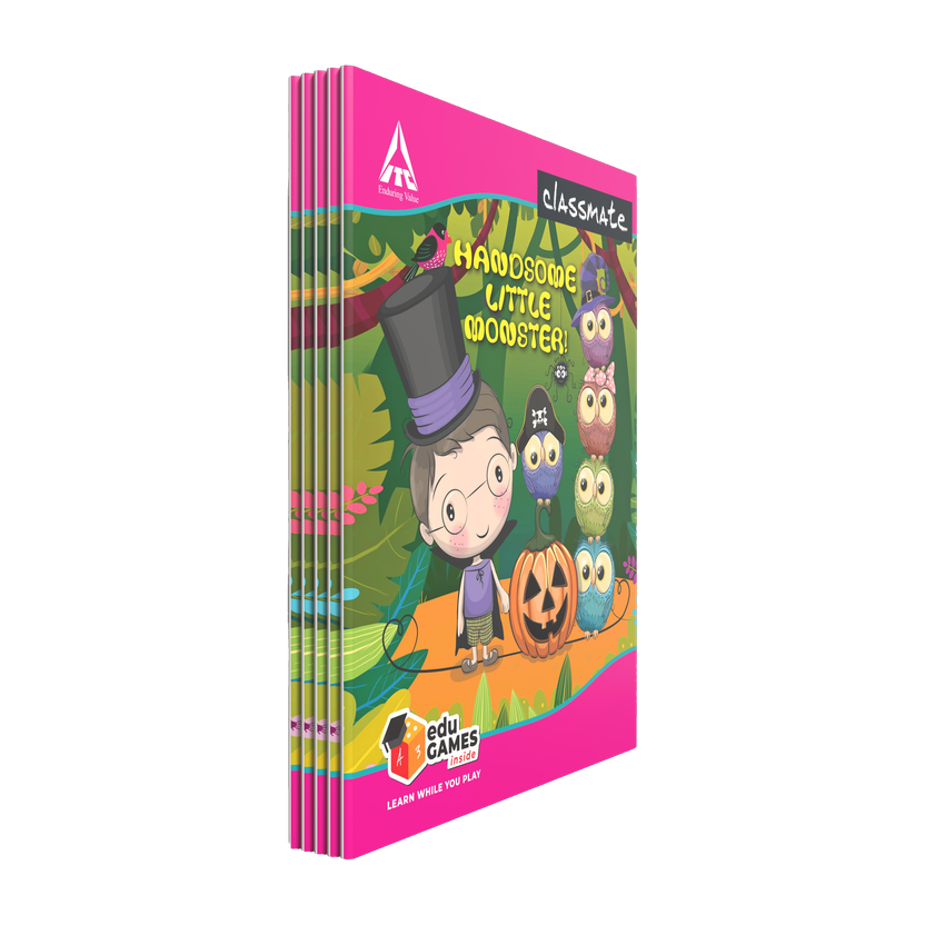 Classmate Notebook Regular Notebook Ruled 172 Pages(Multicolor)
