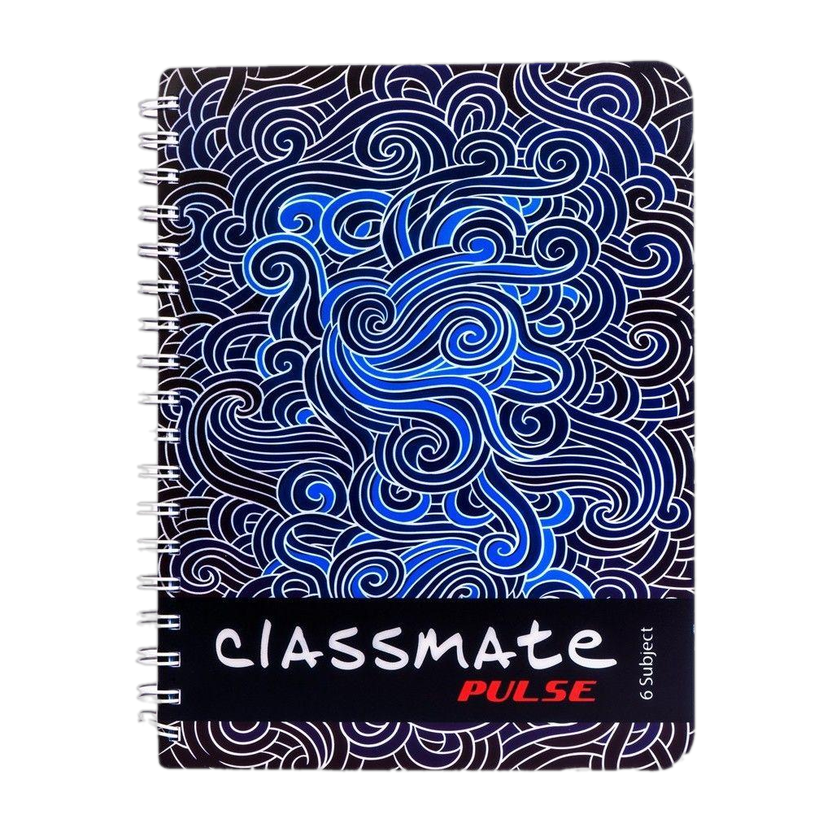 Classmate Pulse Book-size Notebook Unruled 300 Pages(Multicolor)