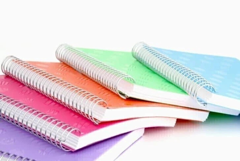 ABC notebook A4 Notebook plain 200 Pages(Multicolor, Pack of 5)