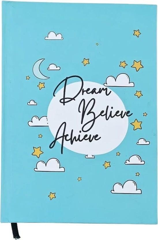 CRAFTOPIX Regular A5 Diary Ruled 192 Pages(Multicolor)