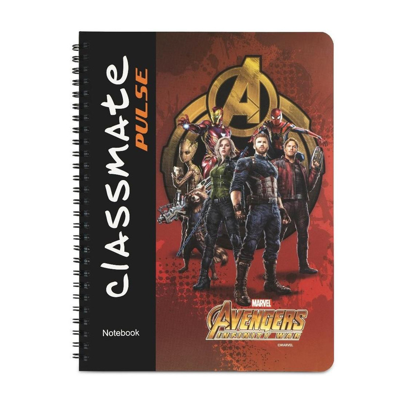 Classmate Pulse Regular Notebook Single Line 160 Pages(Multicolor)