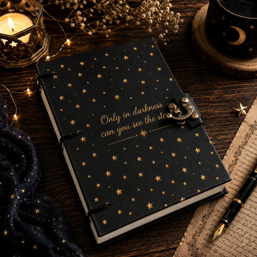 Design Dimension Vintage Lock Diary Notebook Handmade Journal for Writing, Sketching & Notes A5 Notebook Unruled 200 Pages(Multicolor)