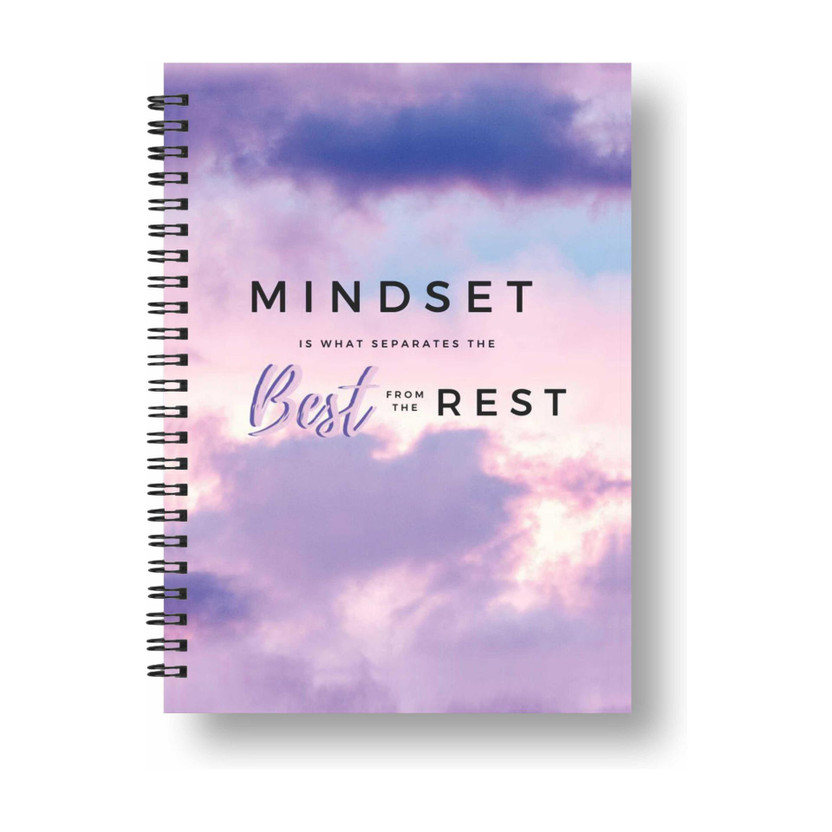 3DS wirebound notebook A5 Diary Ruled 144 Pages(Purple)
