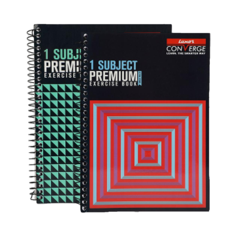 LUXOR Premium Exercise Notebook Regular Notebook Ruled 180 Pages(Multicolor, Pack of 2)