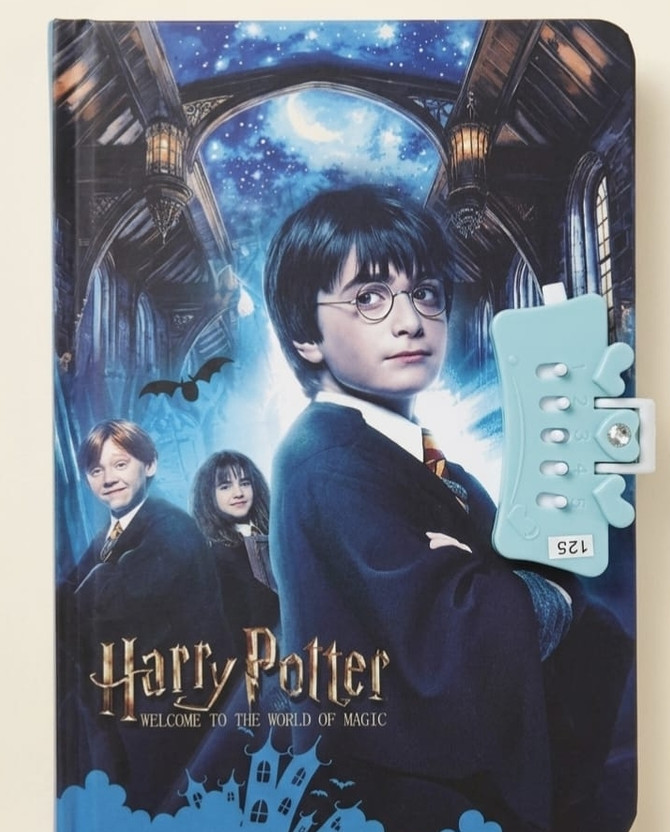 Bilonia Harry Potter A5 Diary Ruled 80 Pages(Blue)