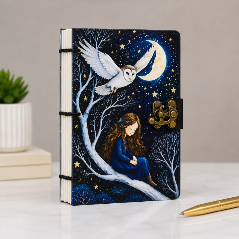 RQ RQ HANDICRAFTS DIARY NOTEBOOK, JOURNAL DIARIES A5 Diary Unruled 200 Pages(Purple) - Flipkart Deal
