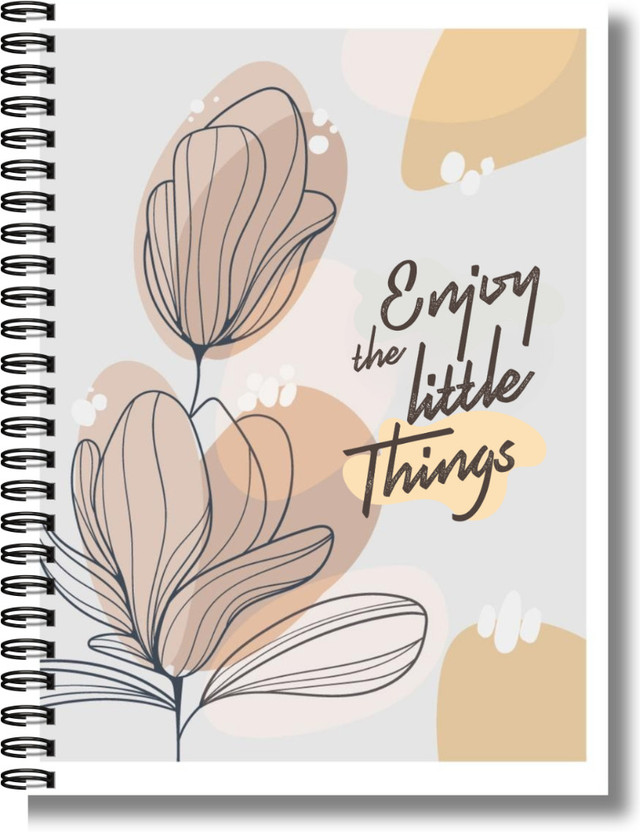 SKILLSET Daily Planner Schedule To-Do List, Habit Tracker for Time Management & Self-Care A5 Planner Ruled 144 Pages(Peach)