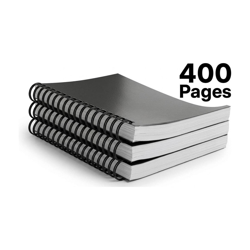 Sakahi Sakahi Nill A4 Notebook Single Rule 400 Pages(Multicolor, Pack of 3) - Flipkart Deal