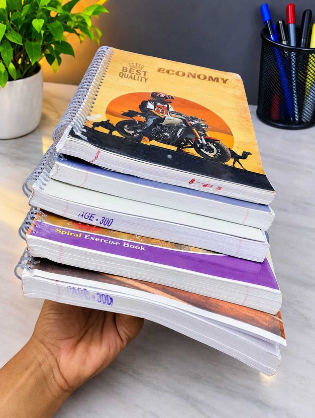 City King ECONOMY A4 Notebook Ruled 1591 Pages (Multicolor, Pack ...more - Image 8