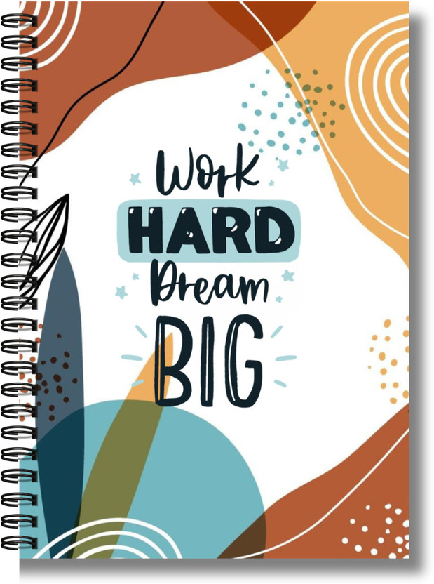 SKILLSET Daily Planner Productivity Journal with Goals, Habits & Mindfulness Tracker A5 Planner Ruled 144 Pages(Multicolor)