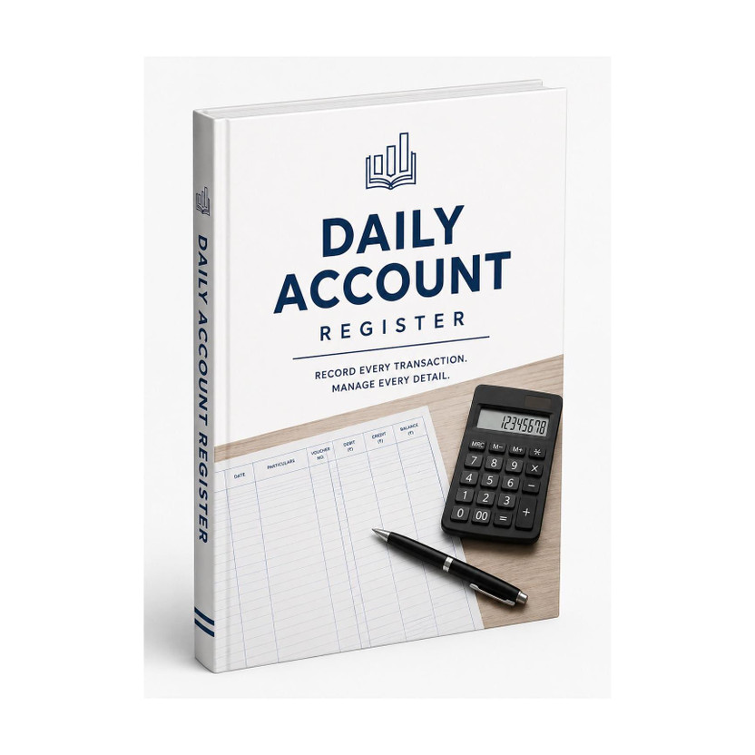 printlr printlr Daily Account Register A4 Diary yes 200 Pages(White) - Flipkart Deal