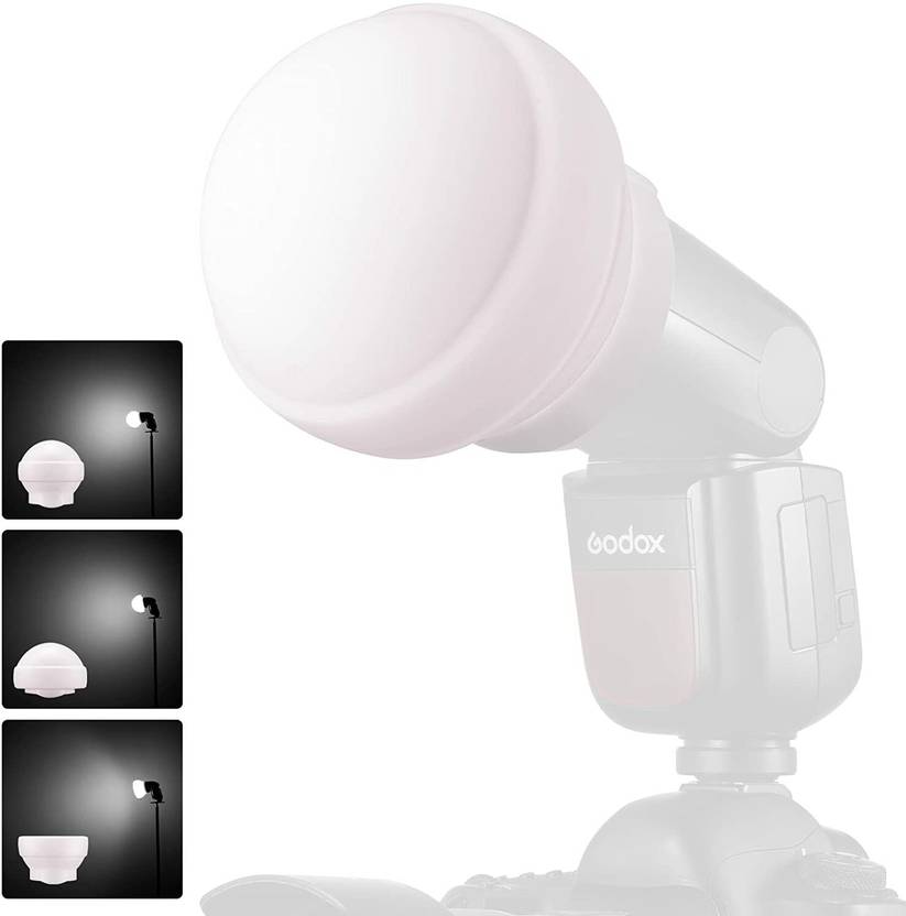 GODOX AKR22 Collapsible Speedlight Diffusion Dome Round Head Flash