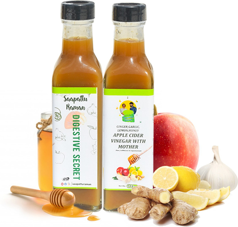 Saapattu Raman - Digestive Secret (Pack of 2 x 312g) Apple Cider Drink(624 g, Pack of 2)