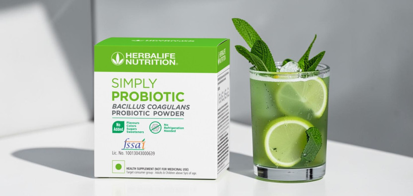 FitRams (HERBALIFE SIMPLY PROBIOTIC 30 SACHETS 1 PACK) UNFLAVOUR Powder(200 g)