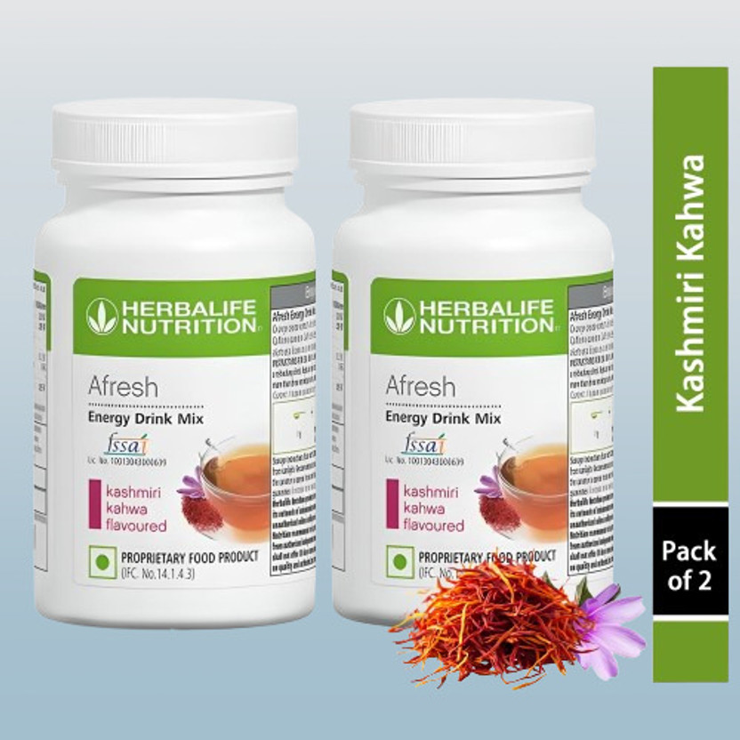 HERBALIFE Energy Drink – Kashmiri Kahwa (40g) | Pack of 2 | Boosts Energy & Weight Loss KASHMIRI KAHWA Powder(100 g, Pack of 2)