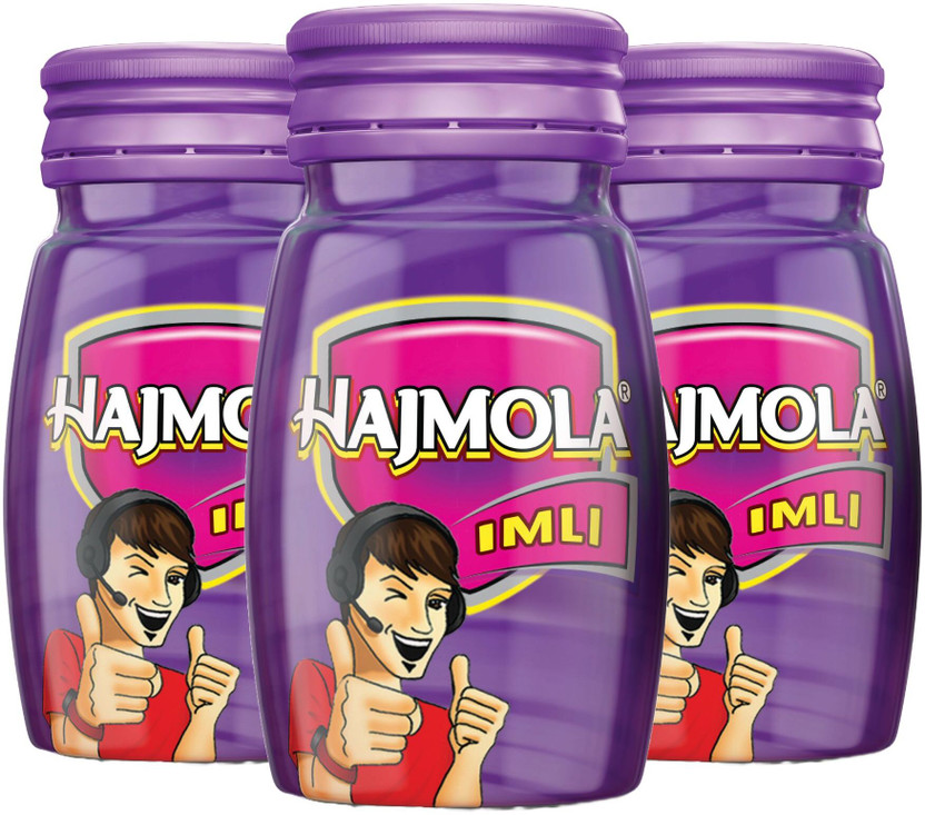 Dabur Hajmola Tasty Digestive Tabs (Imli) | For Gut Health & Constipation Relief Imli Tablet(360 No, Pack of 3)