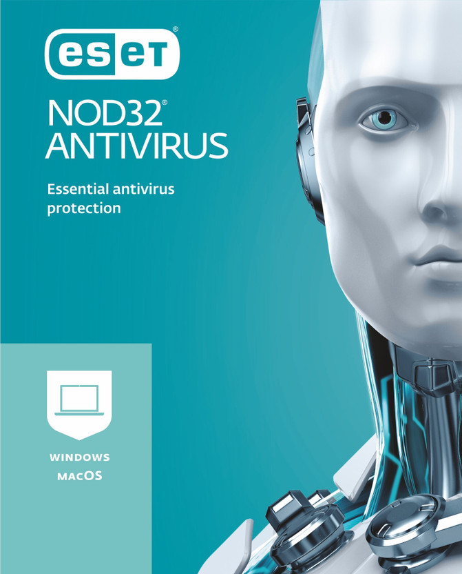ESET 1 PC PC 1 Year Anti-virus Compatible with Windows and Mac (Email Delivery - No CD)(Standard Edition)