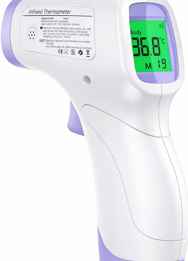 colorsole Contactless Infrared Digital Thermometer For Family Safety Resolution Infrared Thermometer, Multi-Purpose Wide Range NonContact Thermometer Thermometer(White)