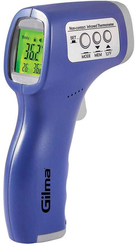 PAXMAX Gilma 1458 Infrared Non Contact Forehead Gun Thermometer Thermometer(Blue)