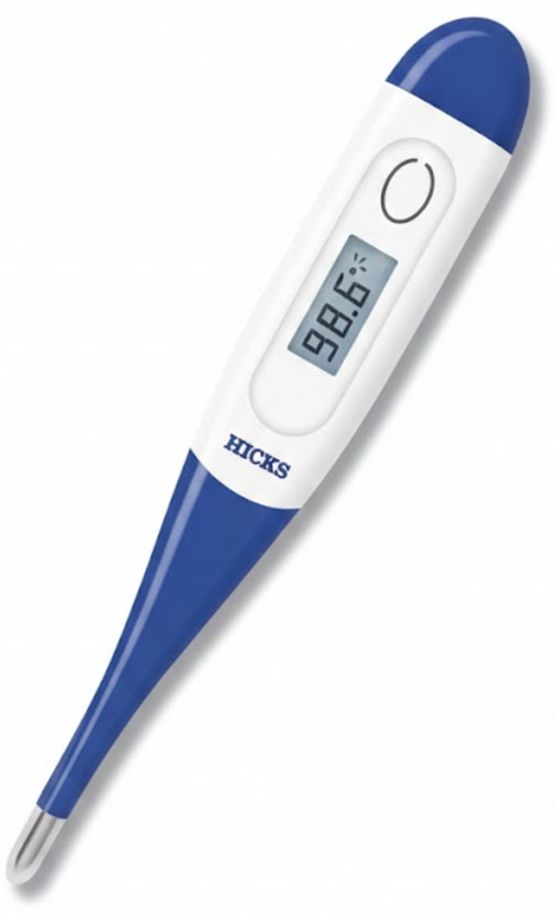 Hicks Flexible Digital Thermometer DMT-423 Thermometer(Blue)