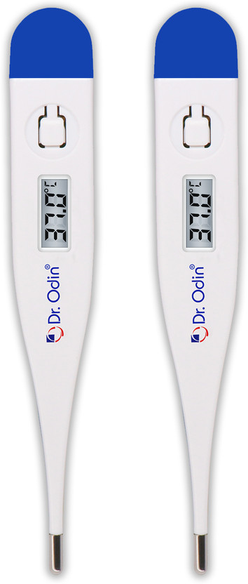 Dr. Odin MT101 Digital Thermometer 20 Second Reading Infant, Kid, Adult Pack of 2 DMT 101 Thermometer(Blue)