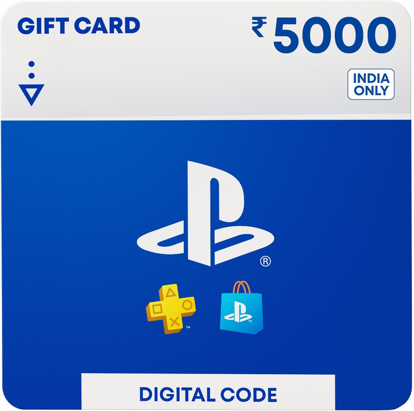Sony Interactive Entertainment Rs.5000 PlayStation Store Gift Card(26/07/2026)