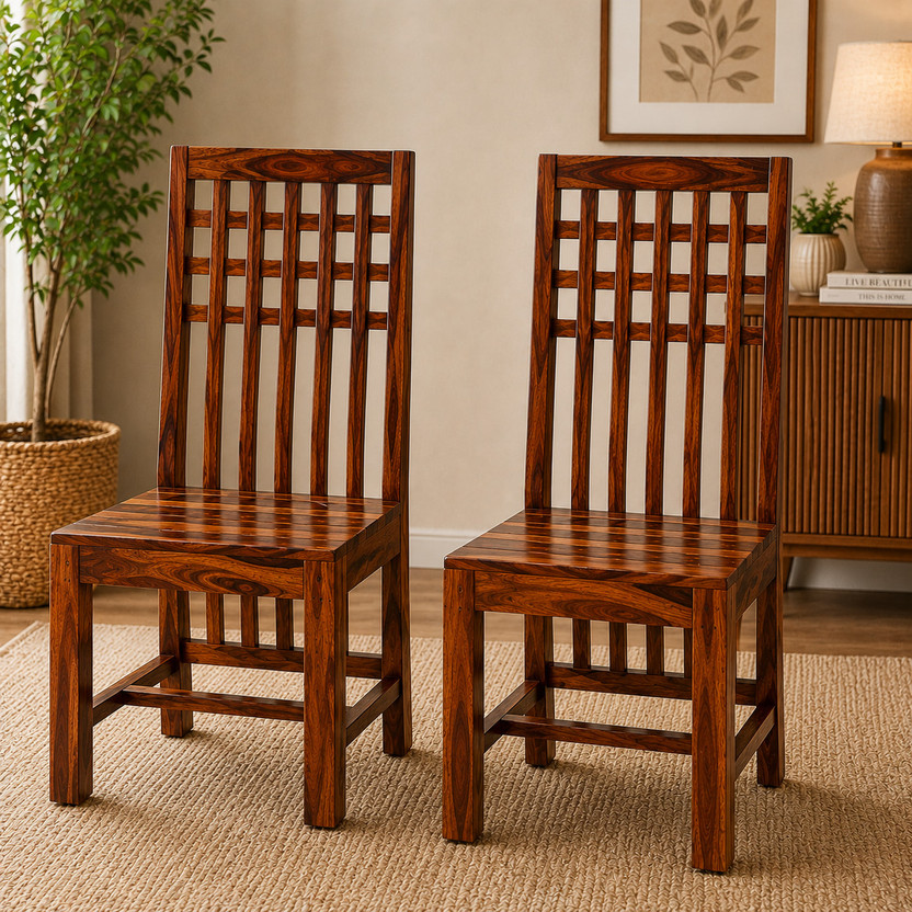 Kendalwood Kendalwood Furniture Living Room Chair Study Chair Multipurpose chair Solid Wood Dining Chair(Set of 2, Finish Color - Natural Finish) - Flipkart Deal