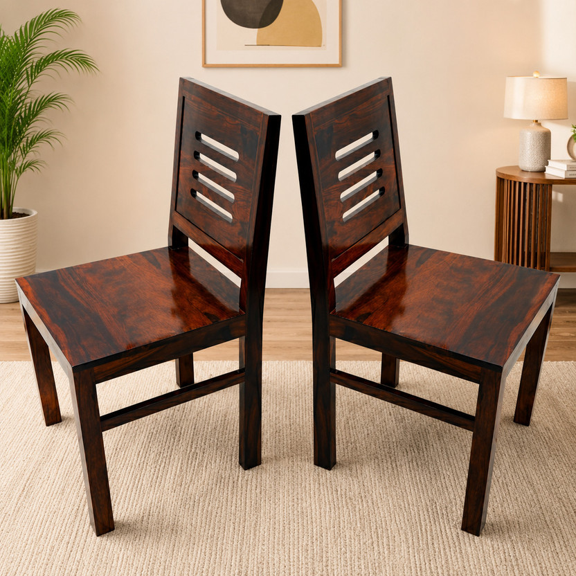 Kendalwood Furniture Solid Wood Dining Chair(Set of 2, Finish Color - Mohagony Finish)