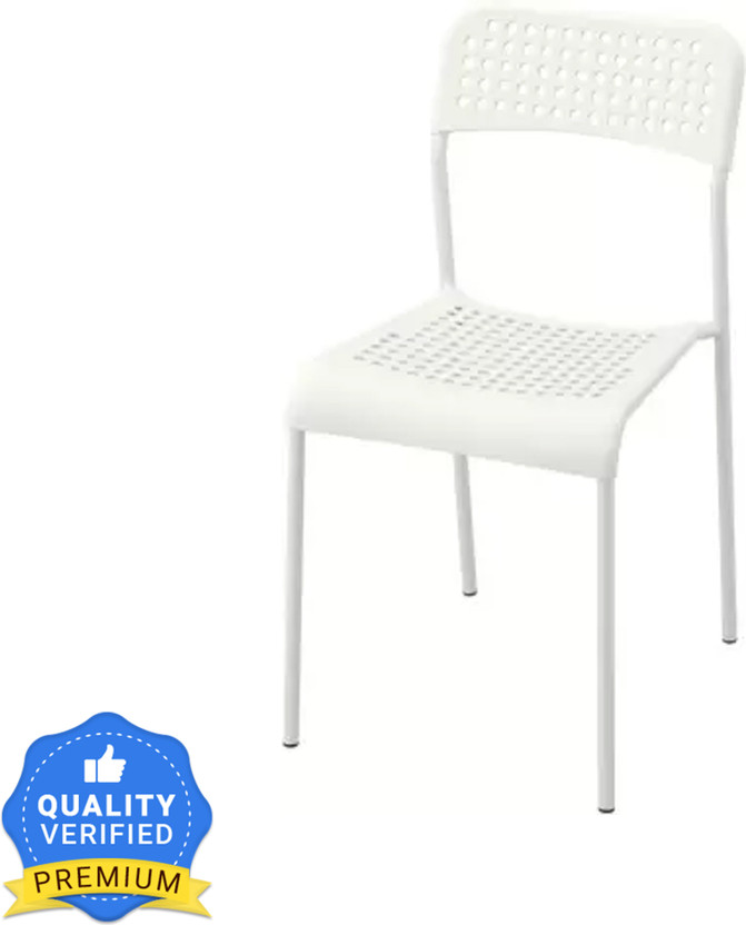 IKEA Tareo Metal Dining Chair(Set of 1, Finish Color - WHITE)