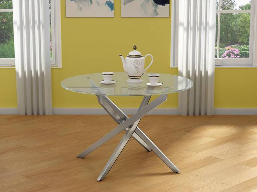 Godrej Interio Astral Glass 4 Seater Dining Table Price in India Buy