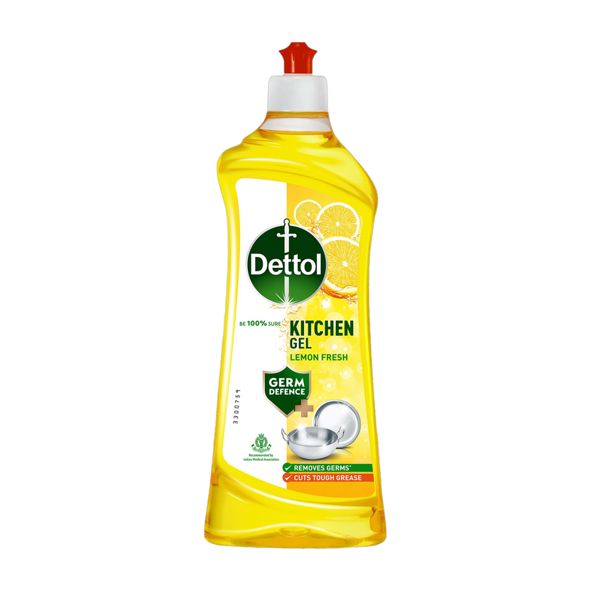 Dettol Kitchen Dishwasher Liquid Gel, not bar, not powder, dishwashing, combo Dish Cleaning Gel(Lemon Fresh, 750 ml)
