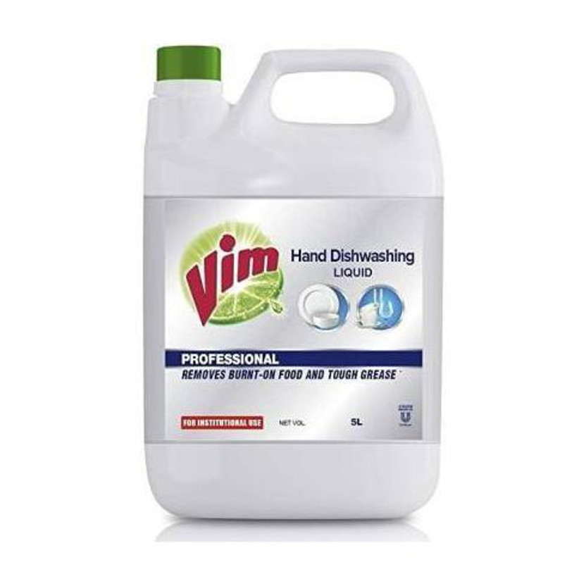 Vim LIQUID 5 LITRE (NEW EDITION) Dish Cleaning Gel Dish Cleaning Gel(Lemon, 5 L)