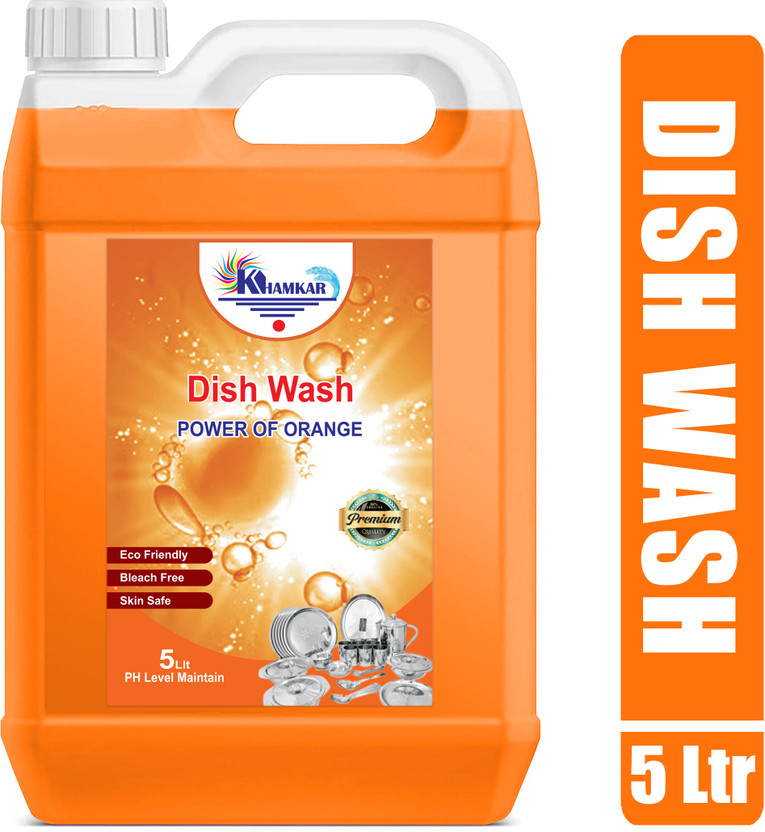 khamkar ORANGE DISH WASH LIQUID Dishwash Bar(0.3 kg)