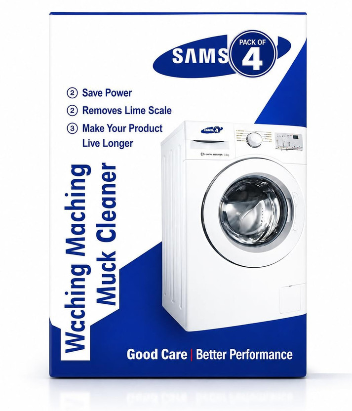 Samsung Descaling Powder For Front Load and Top Load Washing Machine Detergent Powder(400 g)