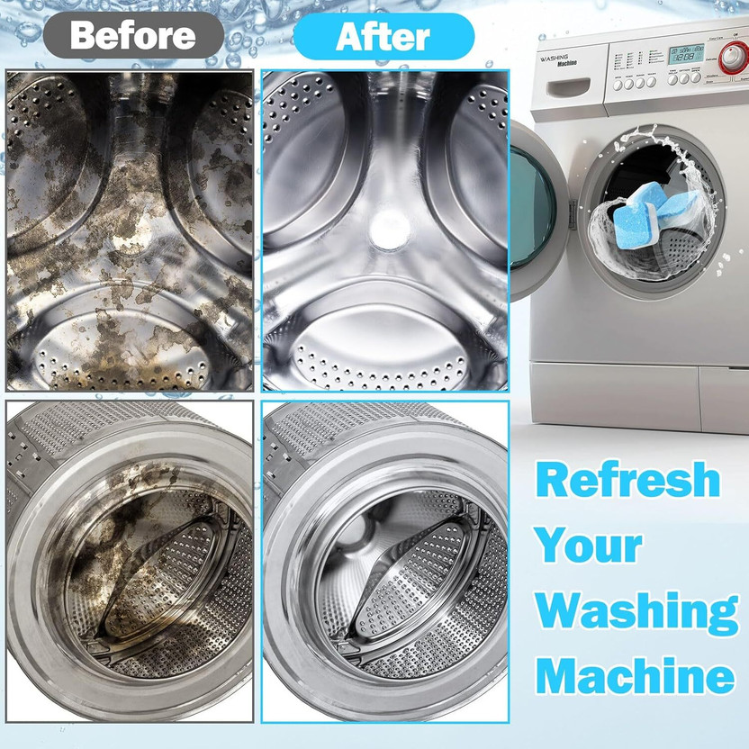 Vinayak Washing Machine Cleaner Tablets 45 Pcs Dishwashing Detergent(45 Tablet)
