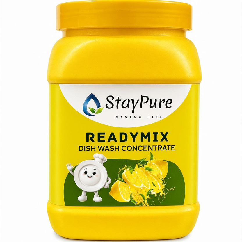 Staypure Readymix-Dish Wash Concentrate Dishwashing Detergent(1000 ml)